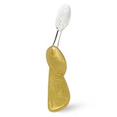 Зубная щетка со сменной головкой для правшей «BIG BRUSH™» (золотой атлас)