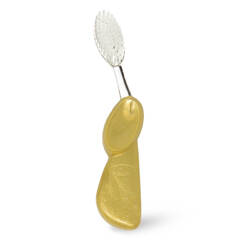 Зубная щетка со сменной головкой для левшей «BIG BRUSH™» (золотой атлас)